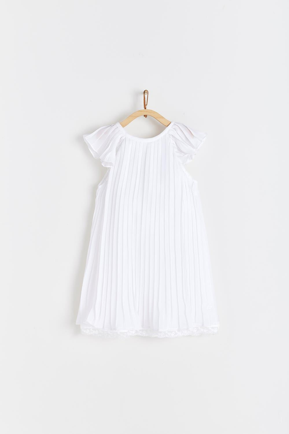 Vestido Plisado Celebration Blanco