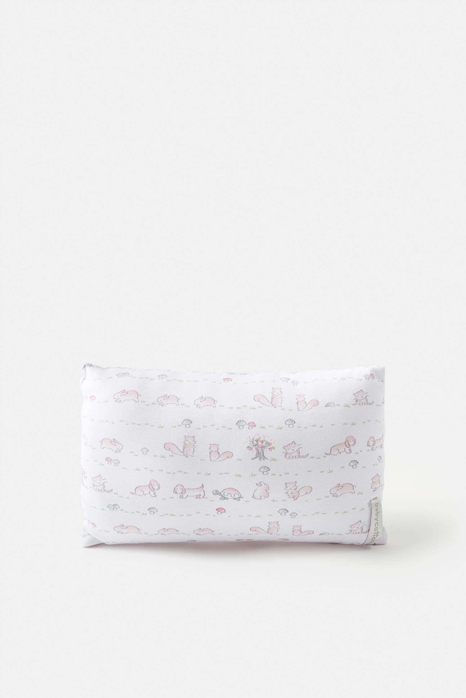 Almohada in the woods rosa