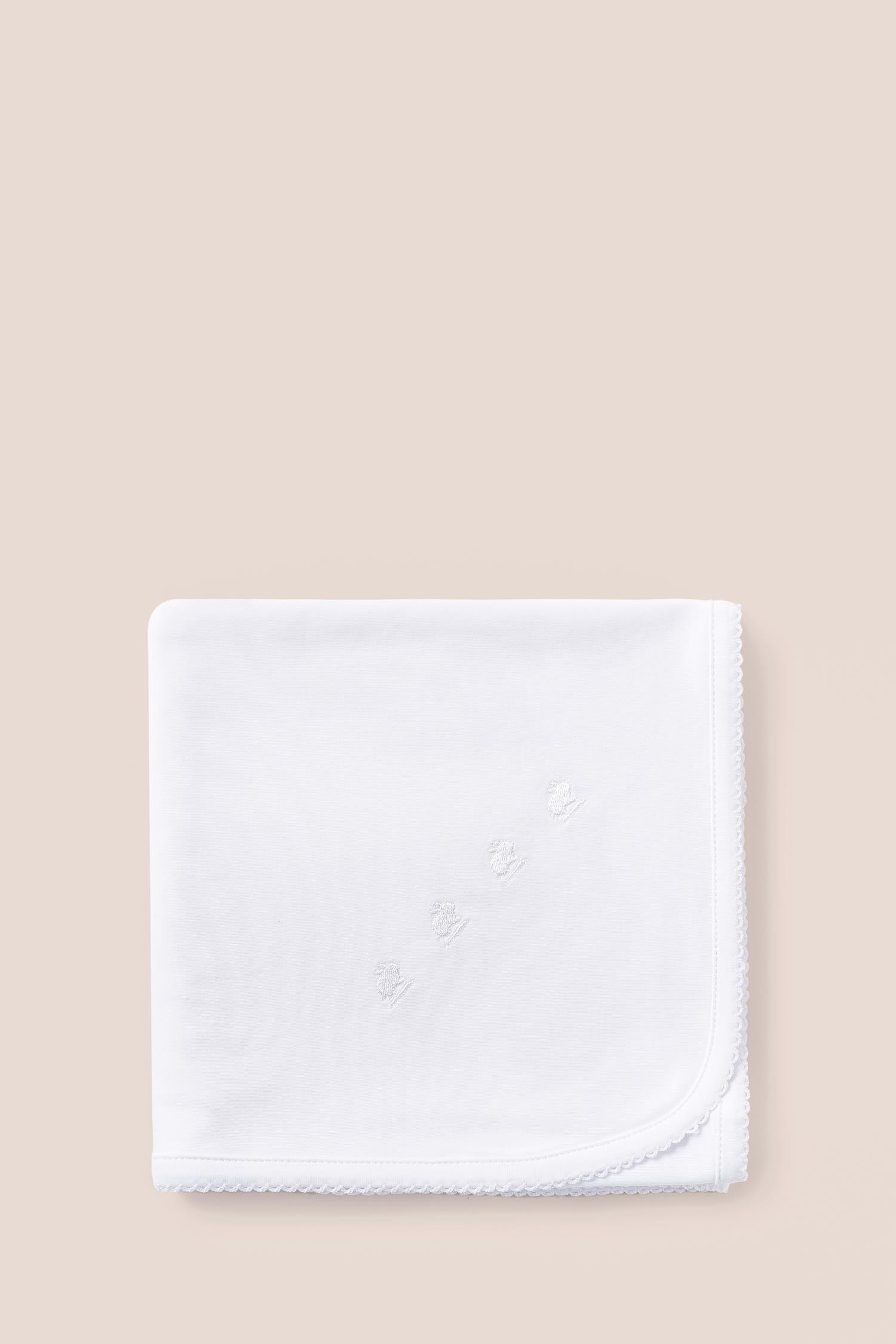 Manta doble logo blanco