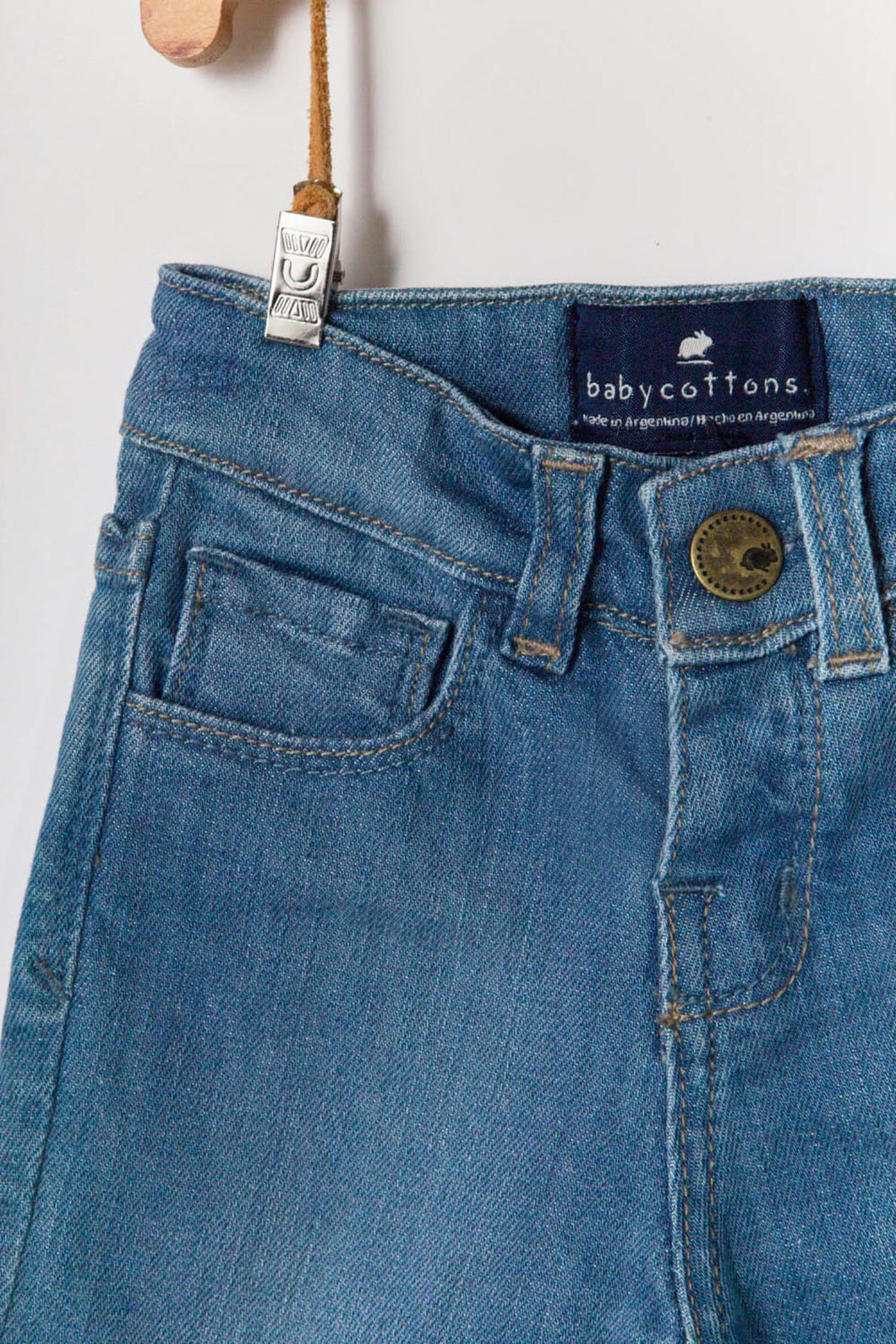 Denim blue wash bebe