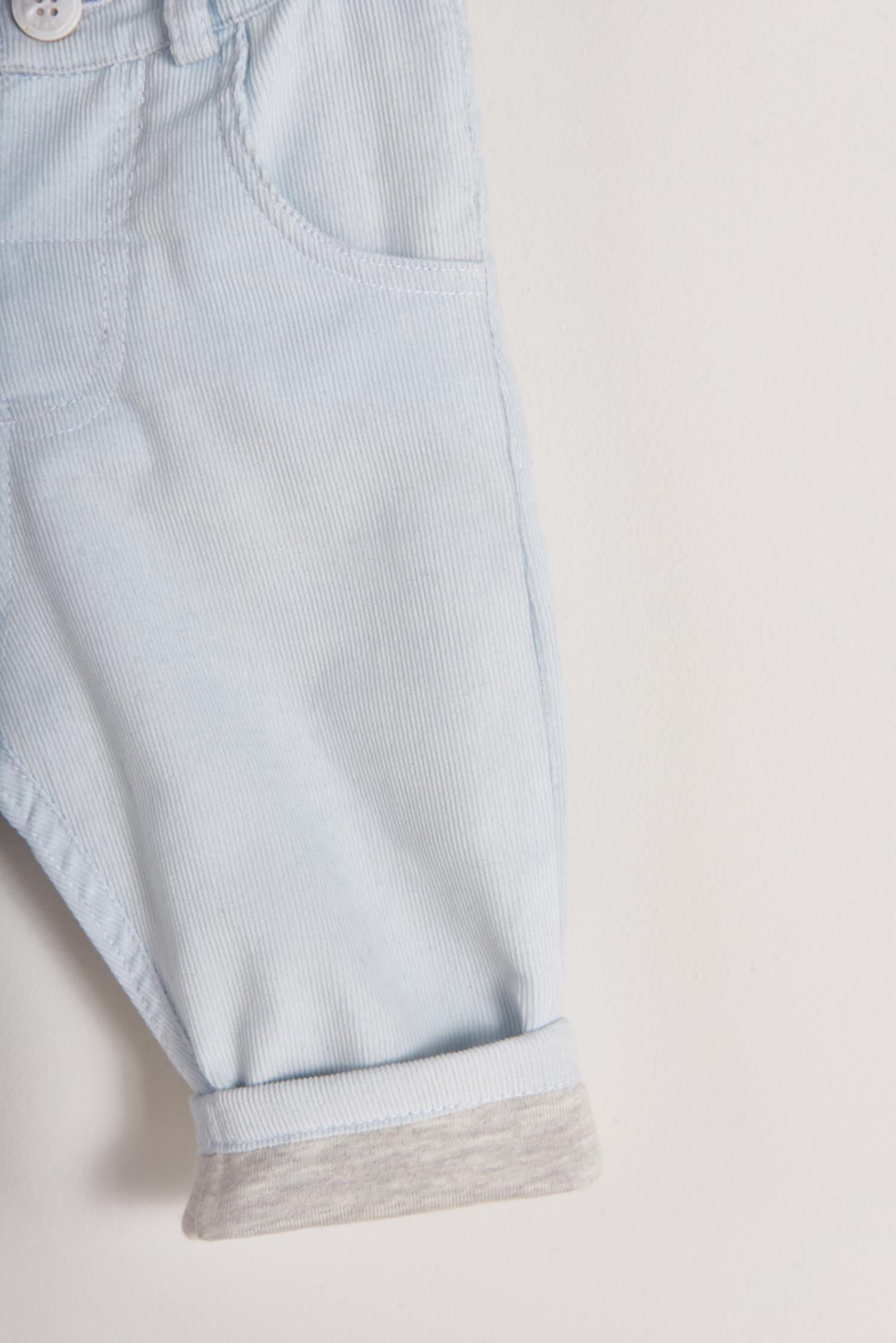 Pantalón Corderoy Celeste Beba