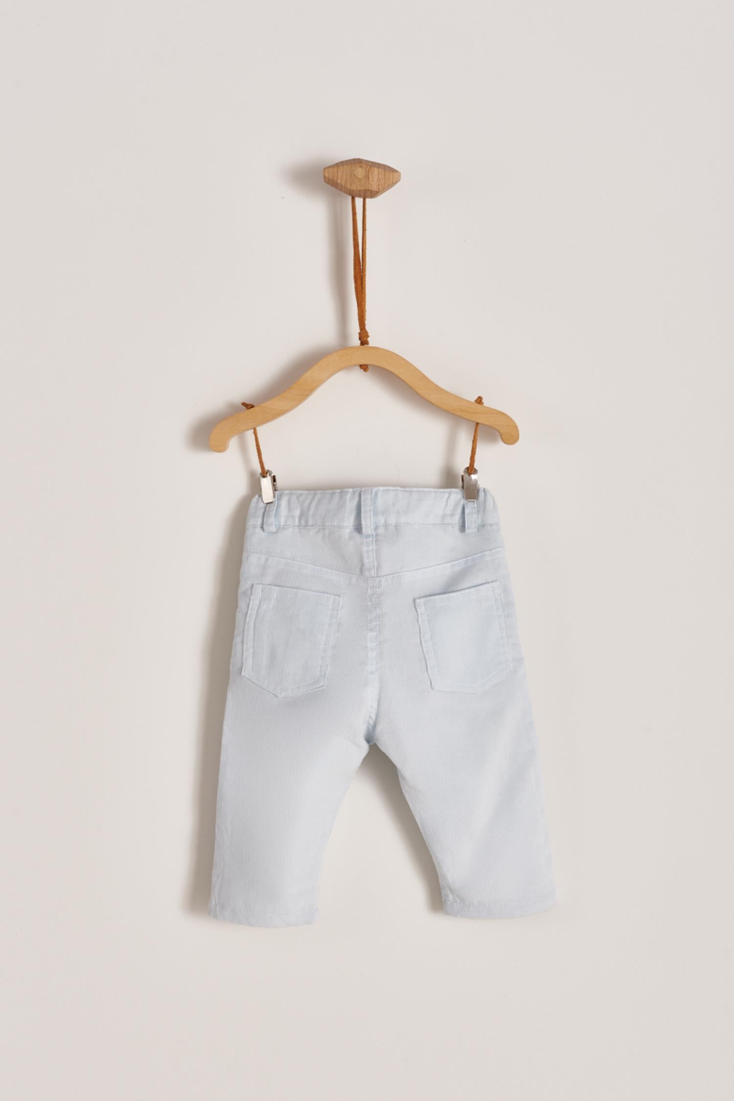 Pantalón Corderoy Celeste Beba