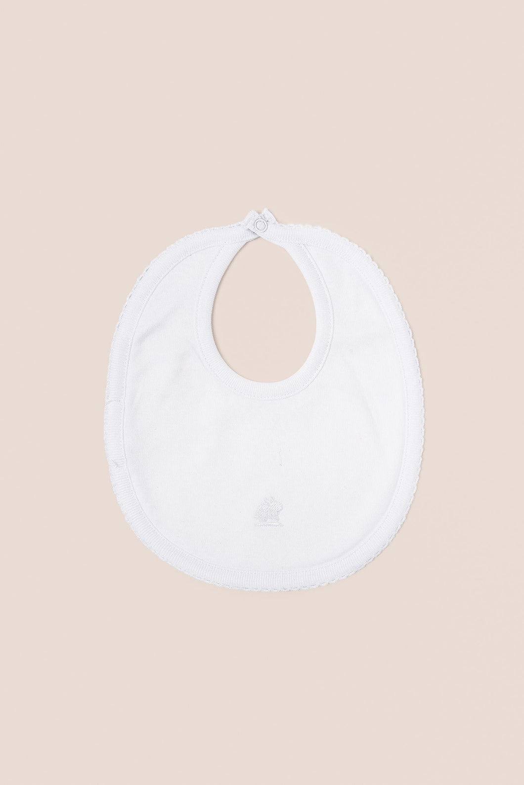Babero NB logo blanco