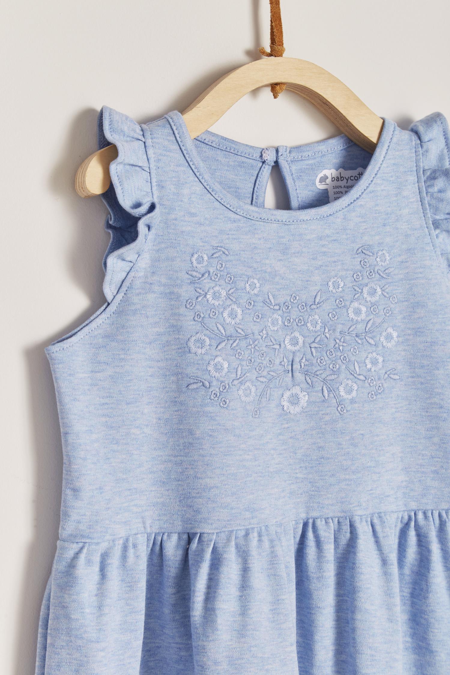 Vestido Juana pima azul