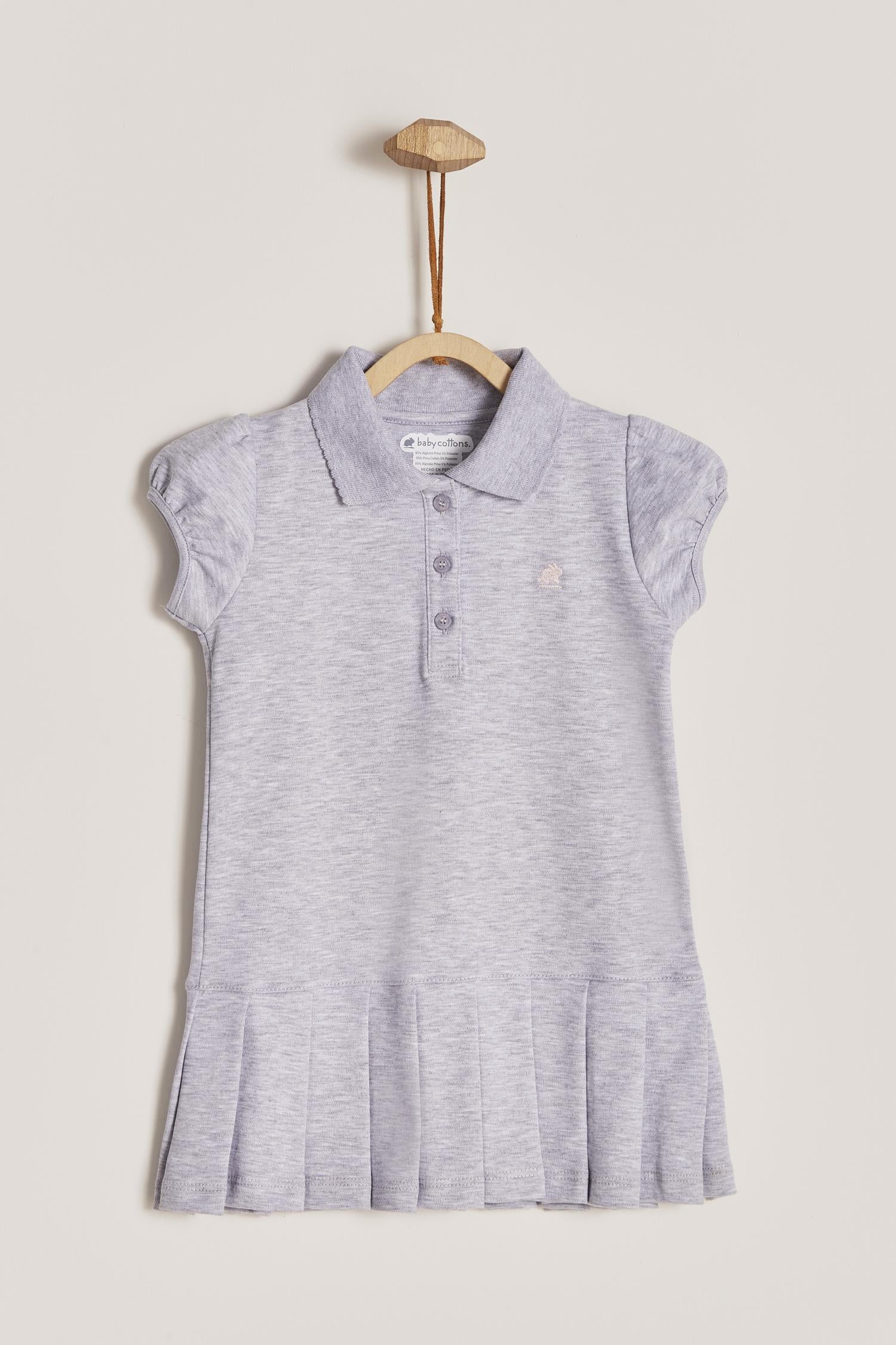 Vestido Tenis pima gris
