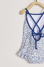 Cargar imagen en el visor de la galería, Traje de baño Amapola azul bebe.
