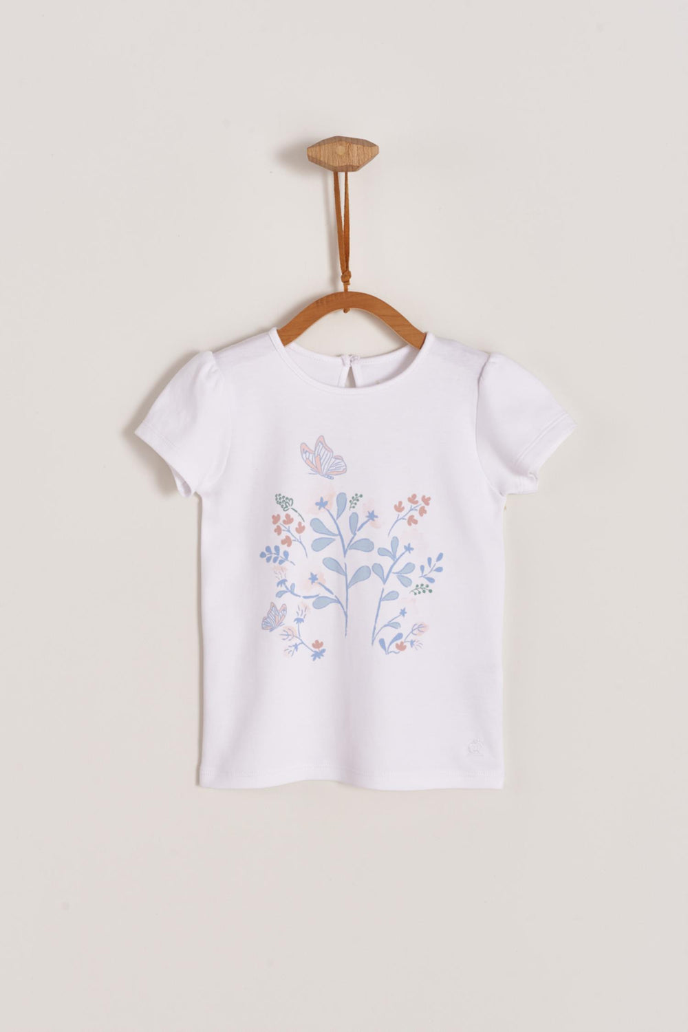 Remera mc c/estampa flowers