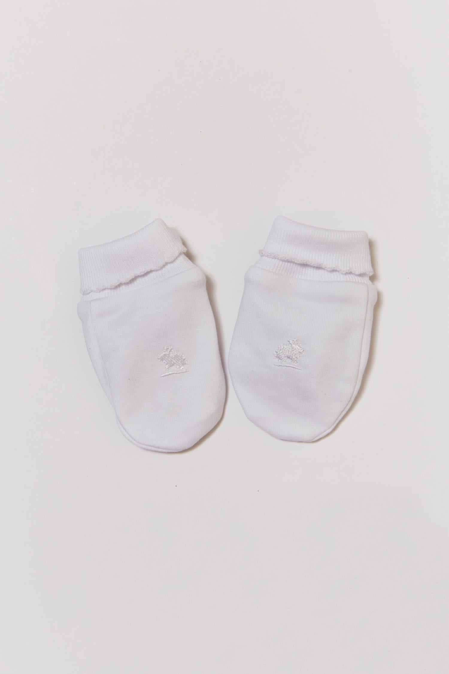 Mitones c/puño blanco