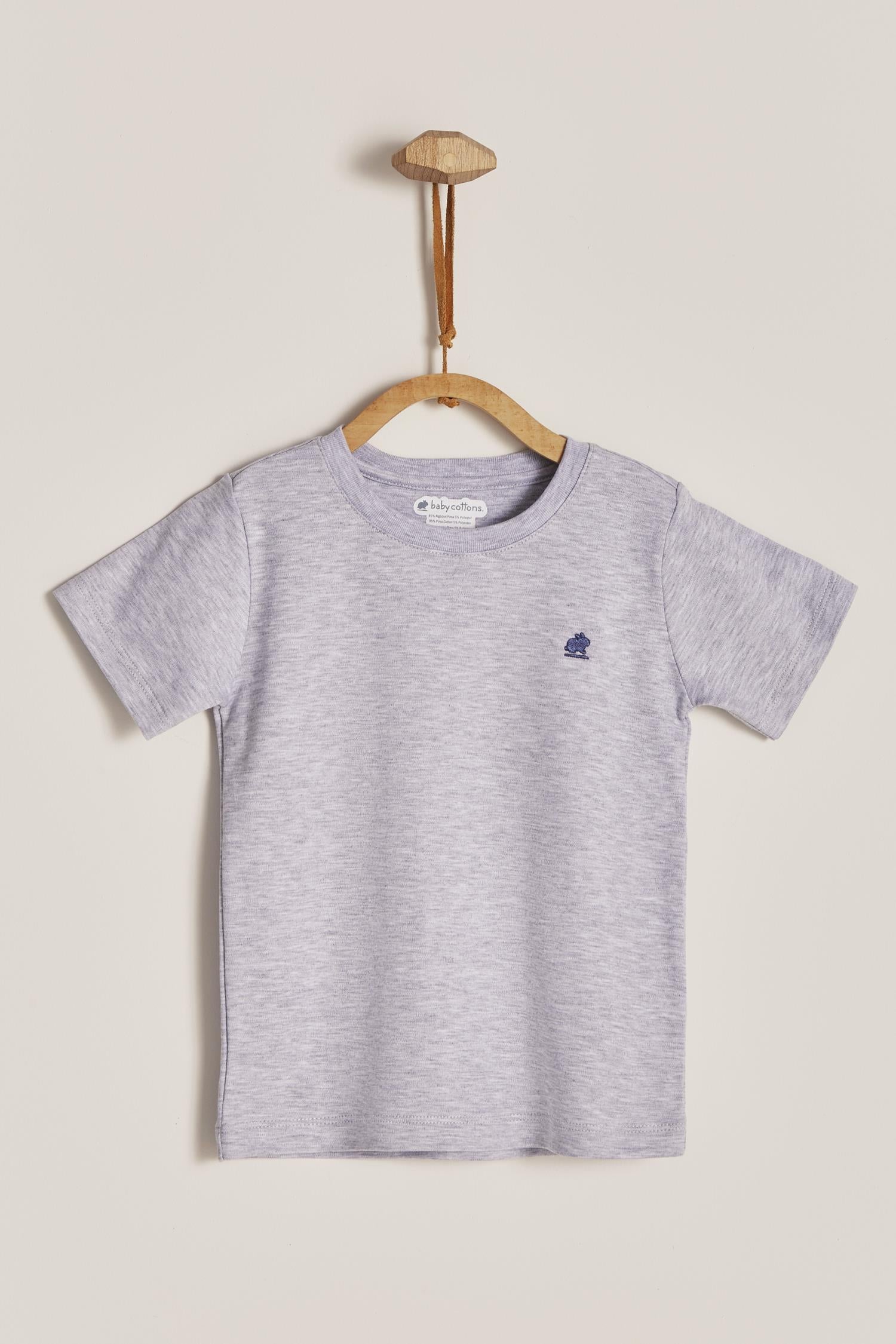 T-shirt Mike pima gris