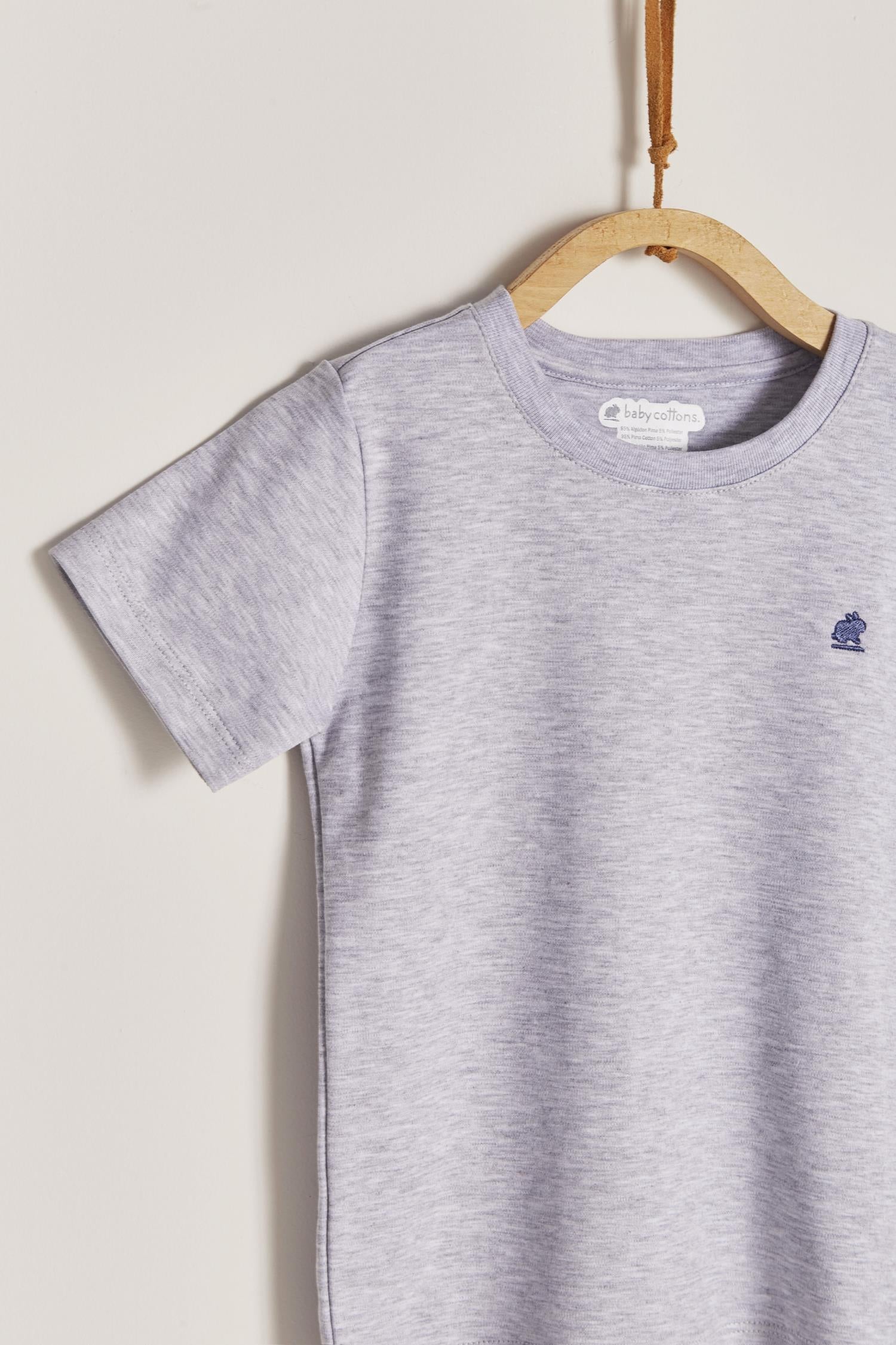 T-shirt Mike pima gris