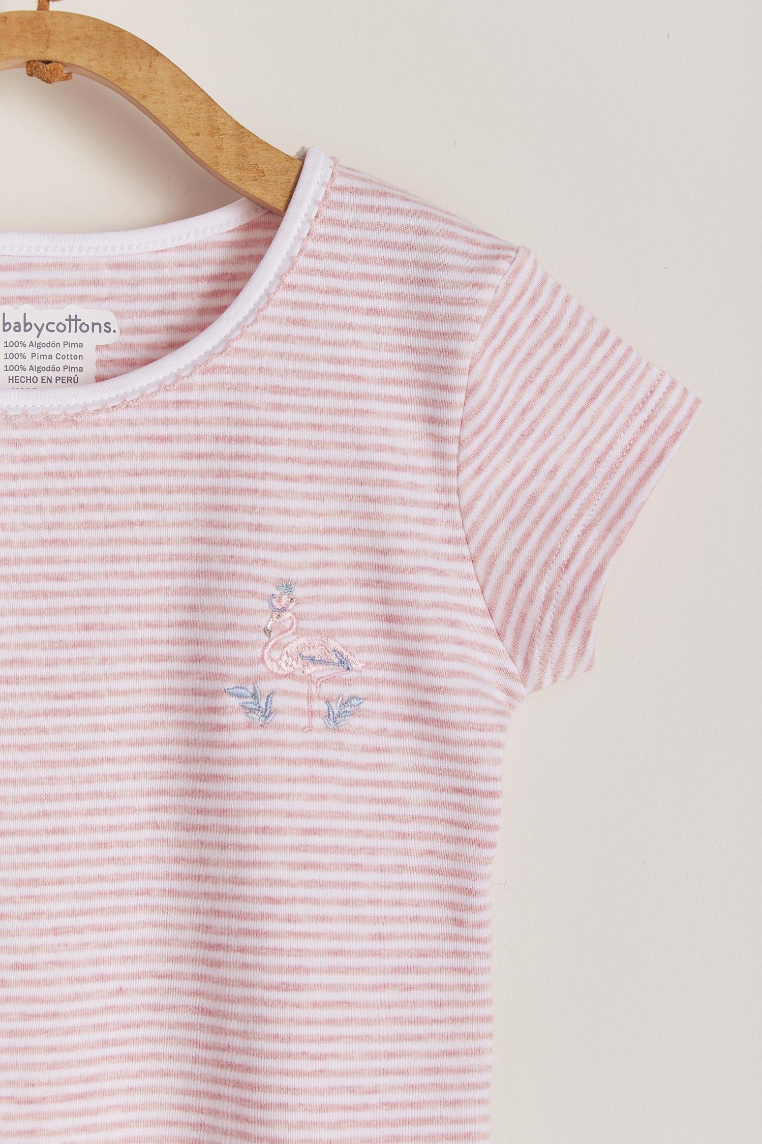 Pijama Victoria flamingo stripes