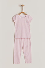 Cargar imagen en el visor de la galería, Pijama Victoria flamingo stripes
