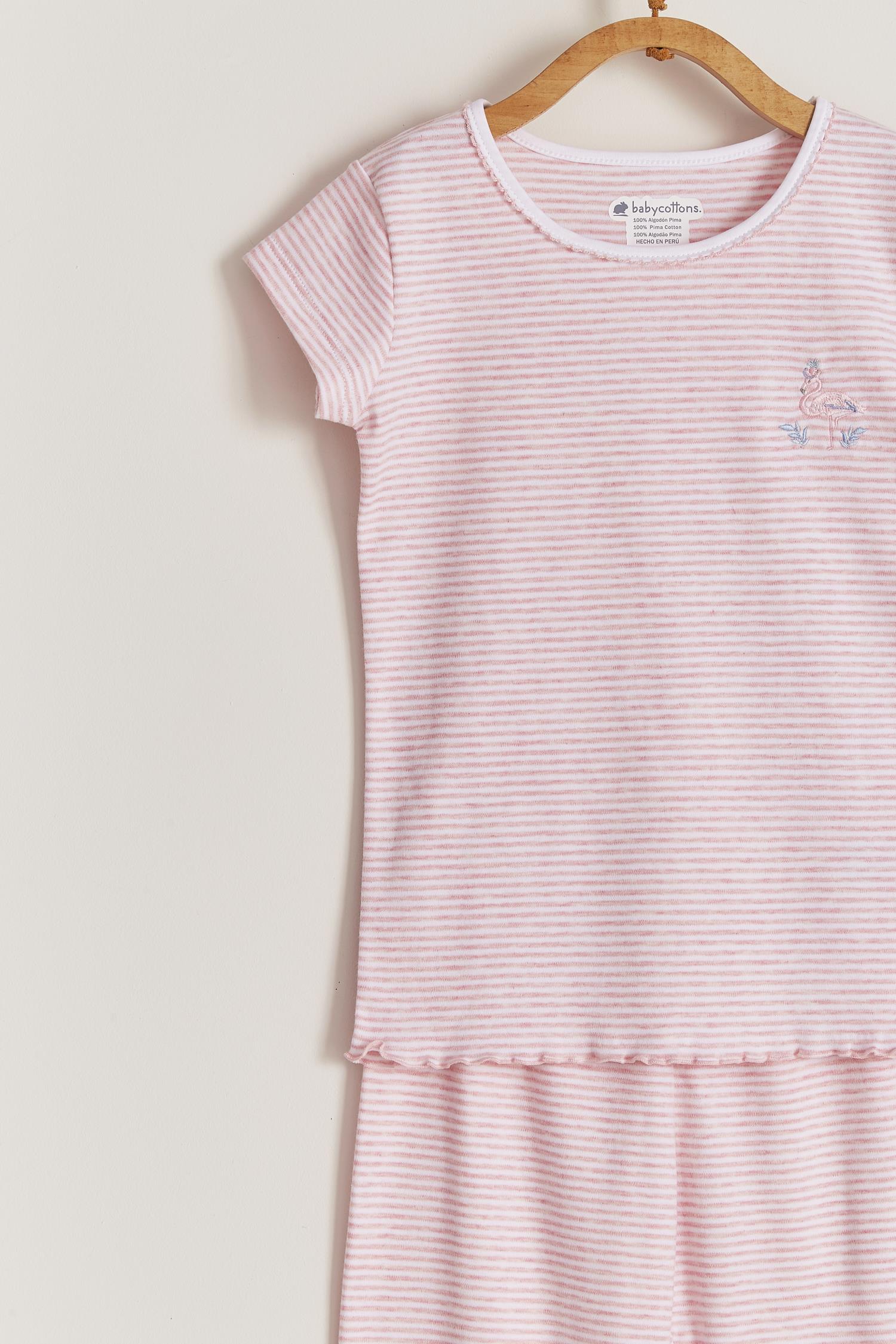 Pijama Victoria flamingo stripes