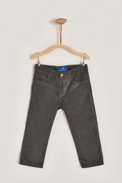 Pantalon Corderoy Gris