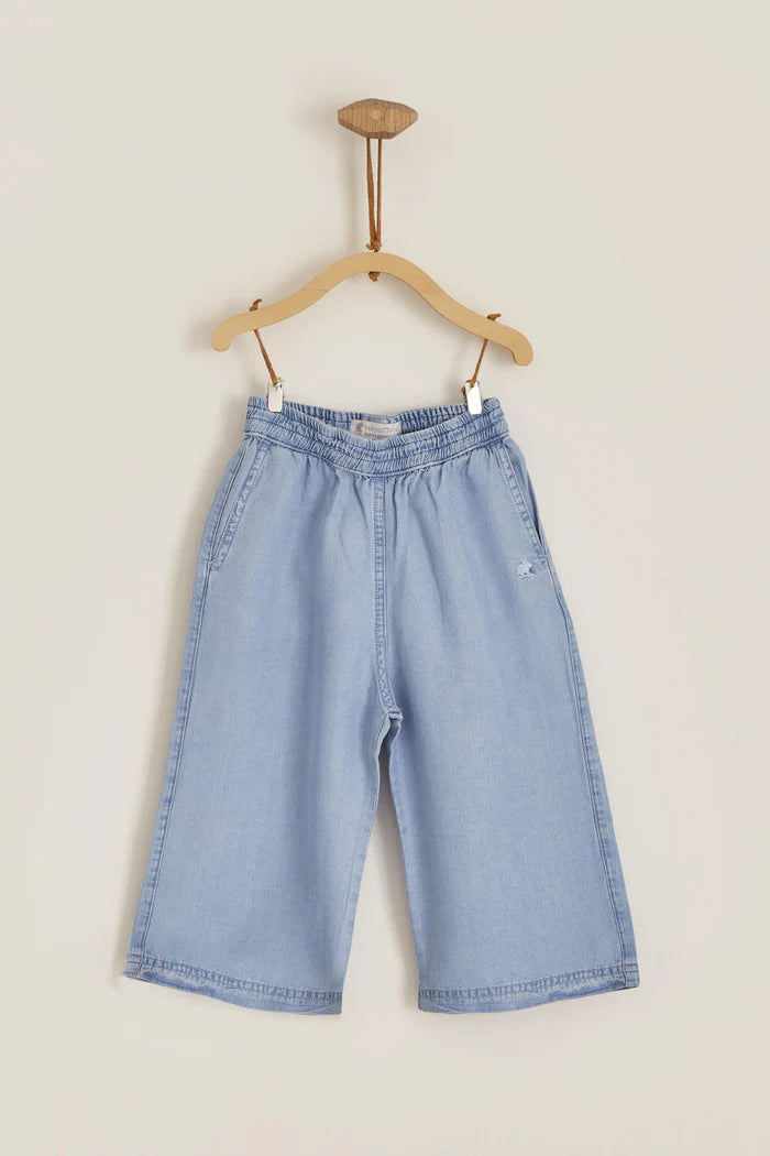 Pantalon John Tencel Celeste